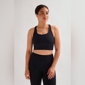 Girlfriend Collective Black Paloma Racerback Bra